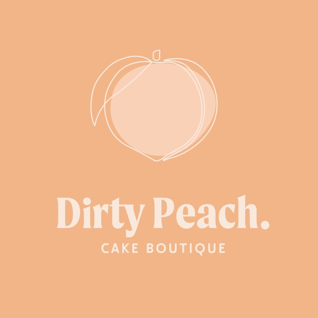 Dirty Peach Cake Boutique logo